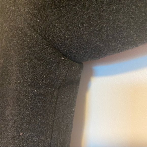 LONDON FOG Charcoal Grey Wool Peacoat - Picture 10 of 13